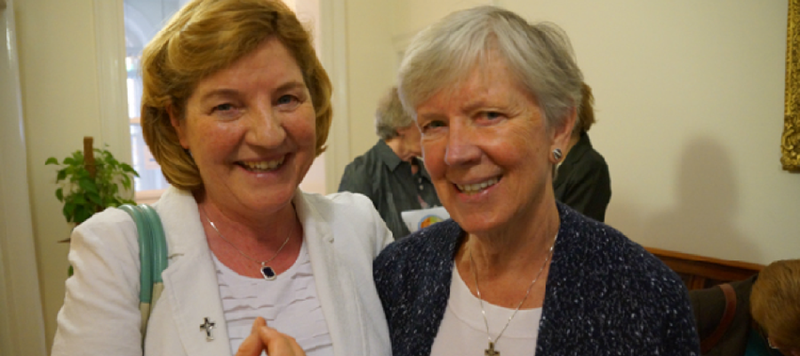 Breege O'Neill rsm (The Congregation) and Mary Waskowiak rsm (Americas)